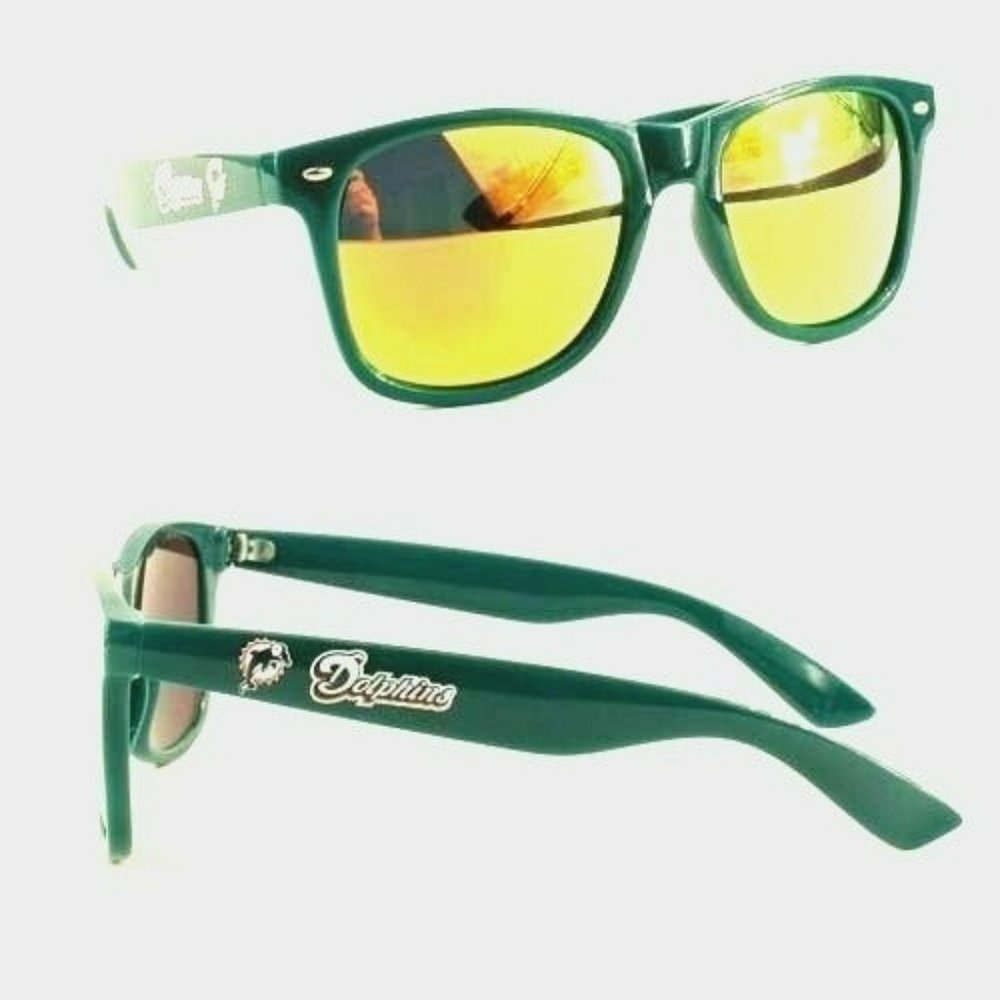 MIAMI DOLPHINS WAYFARER REFECTION SUNGLASSES UV400 PROTECTION NEW LICENSED